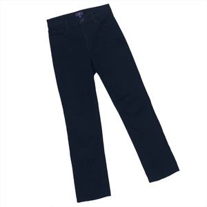 NYDJ Marilyn Straight Leg Black Denim Jeans